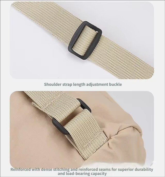 Lightweight Waterproof Nylon Drawstring Backpack Large Capacity Outdoor Sports Commuting Leisure Foldable String Bag detail image