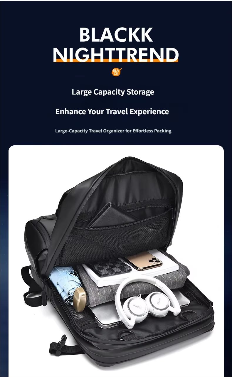 Large Capacity Expandable Outdoor Travel School Oxford Laptop Backpack product detail