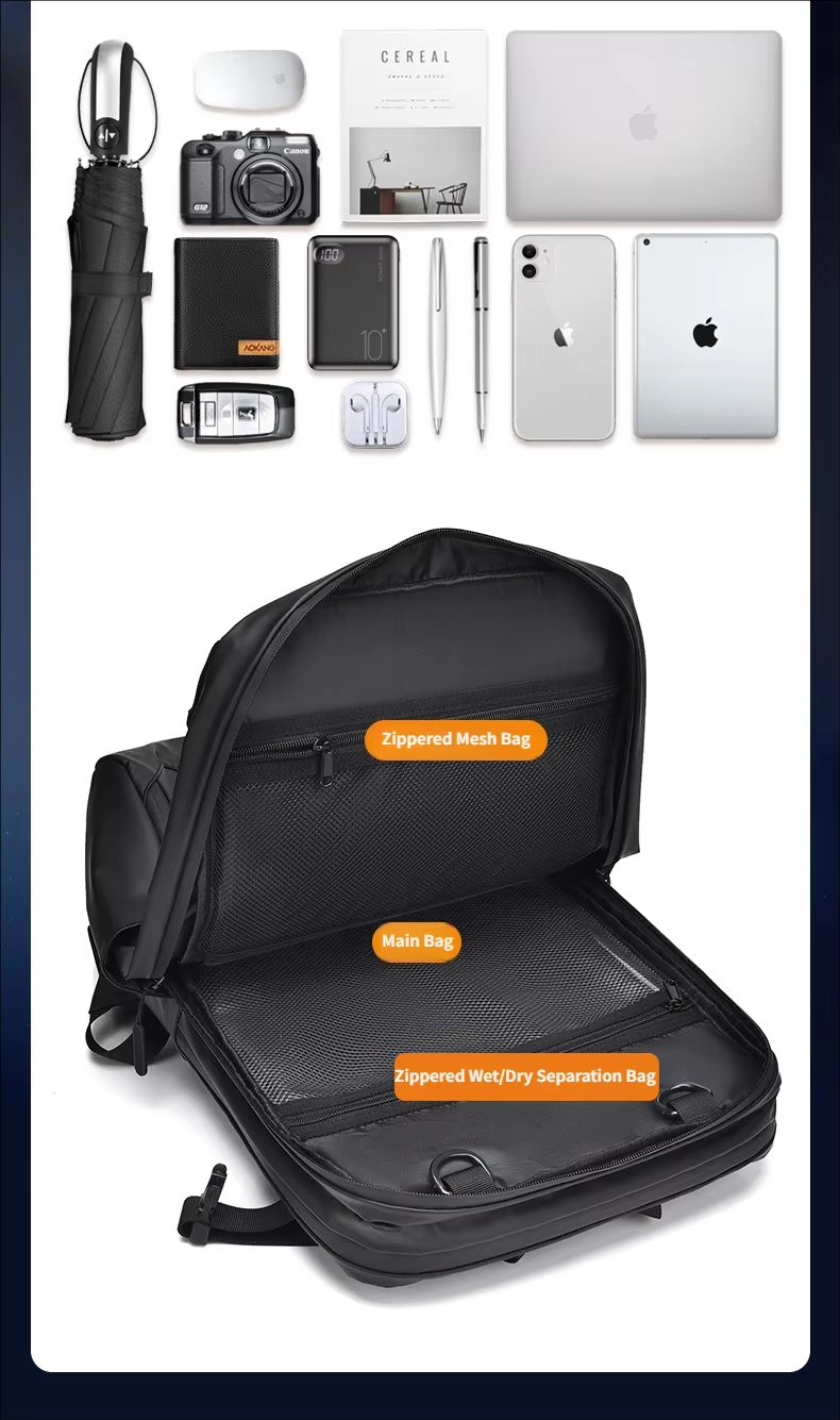 Large Capacity Expandable Outdoor Travel School Oxford Laptop Backpack product detail