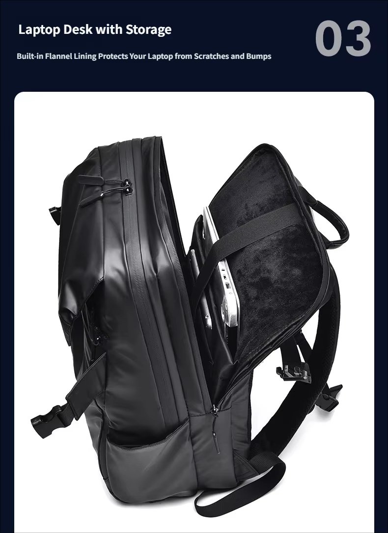Large Capacity Expandable Outdoor Travel School Oxford Laptop Backpack product detail