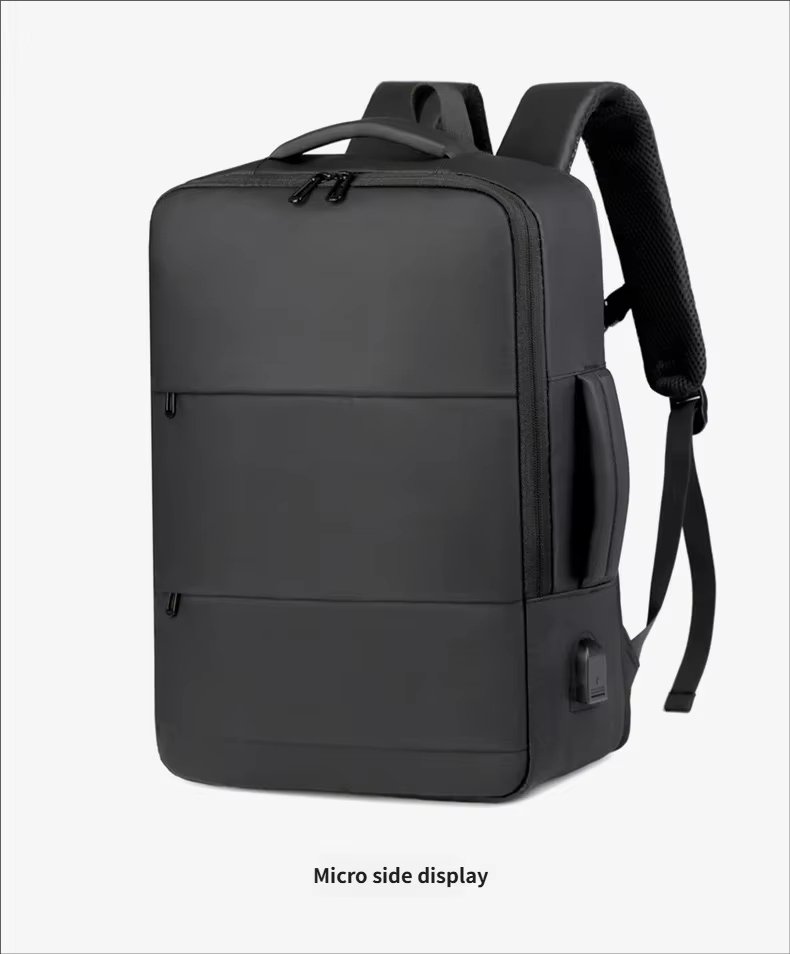 Water-Resistant Large Capacity USB Business Travel Oxford Laptop Backpack product detail
