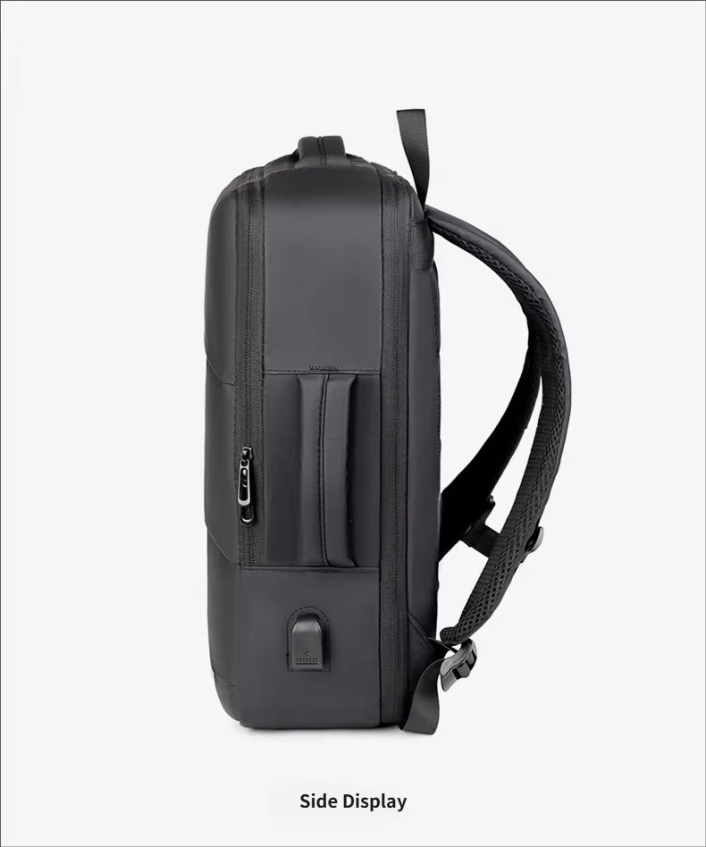 Water-Resistant Large Capacity USB Business Travel Oxford Laptop Backpack product detail
