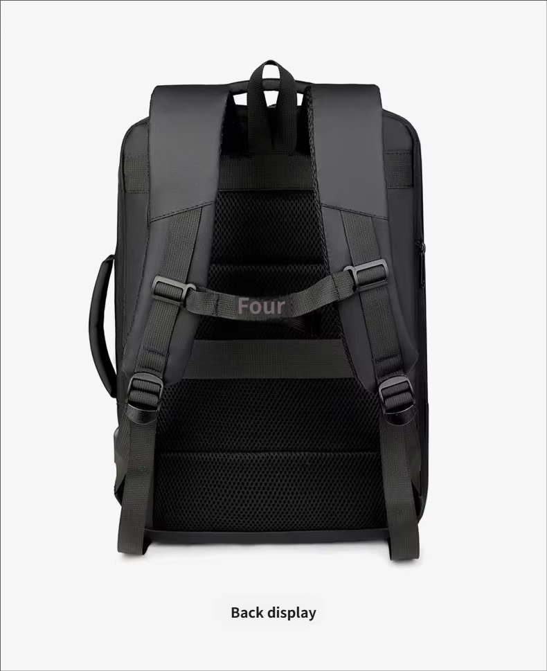 Water-Resistant Large Capacity USB Business Travel Oxford Laptop Backpack product detail