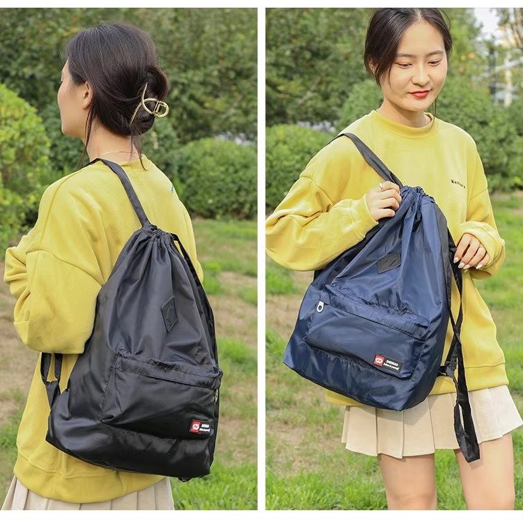 Customizable Reusable Multi-Functional Drawstring Backpack Lightweight Gym Yoga Fitness Outdoor Travel Sports String Bag detail image