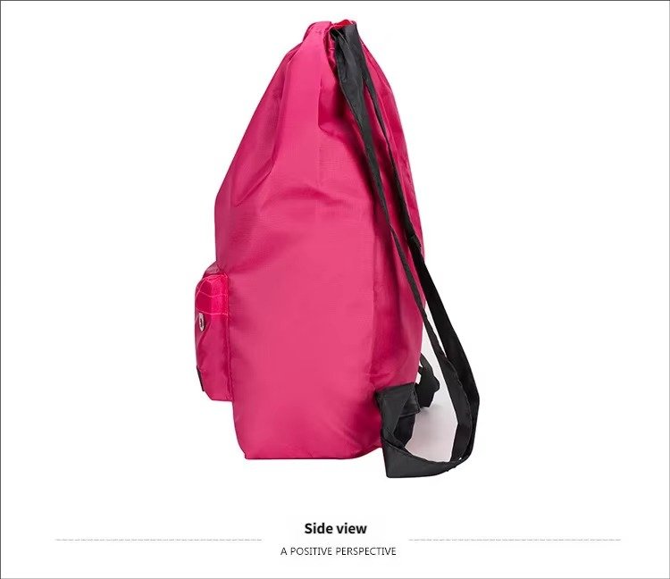 Customizable Reusable Multi-Functional Drawstring Backpack Lightweight Gym Yoga Fitness Outdoor Travel Sports String Bag detail image