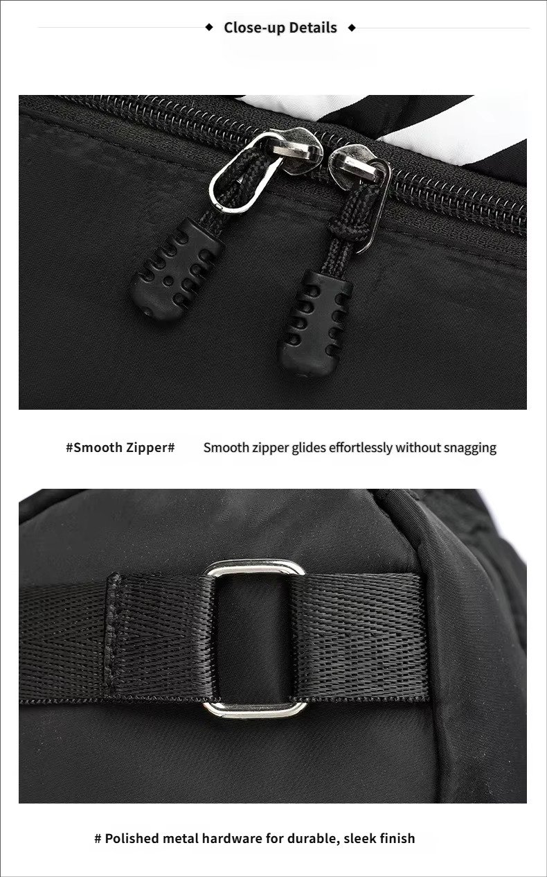 Drawstring Backpack Large Capacity Lightweight Outdoor Travel Backpack Basketball Sports Bag with Wet Dry Separation detail image