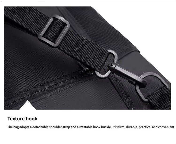 Hidden Mesh Pocket Drawstring Backpack Large Capacity Waterproof Outdoor Sports Gym Soccer Volleyball Basketball Bag detail image