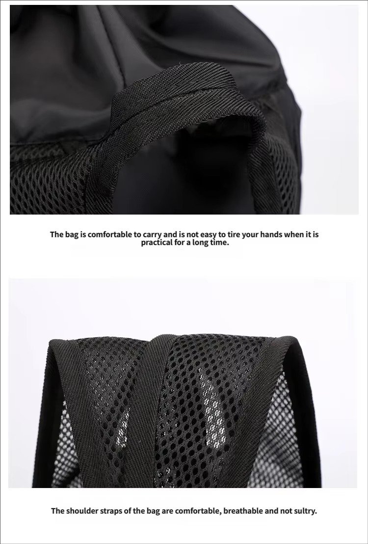 Personalized Large Capacity Drawstring Travel Backpack Waterproof Draw String Gym Sports Outdoor Training Basketball Bag detail image