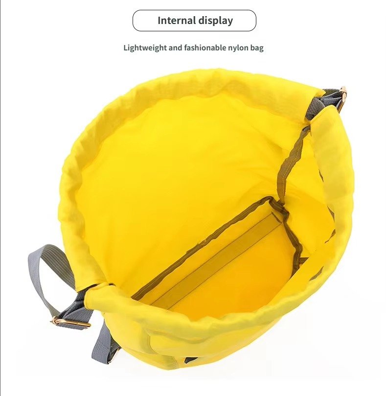 Lightweight Travel Drawstring Backpack Waterproof Draw String Gym Sports Basketball Bags Reusable Rope Drawing Bag detail image