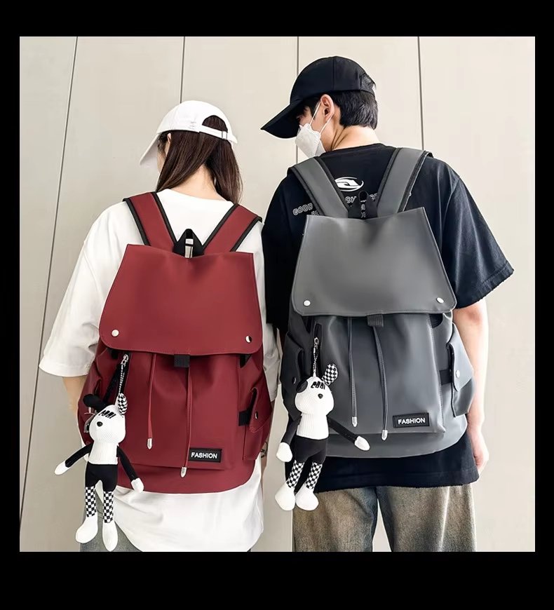 Water-Resistant Large Capacity Lightweight Modern Outdoor Nylon Flap & Roll Top Backpack product detail