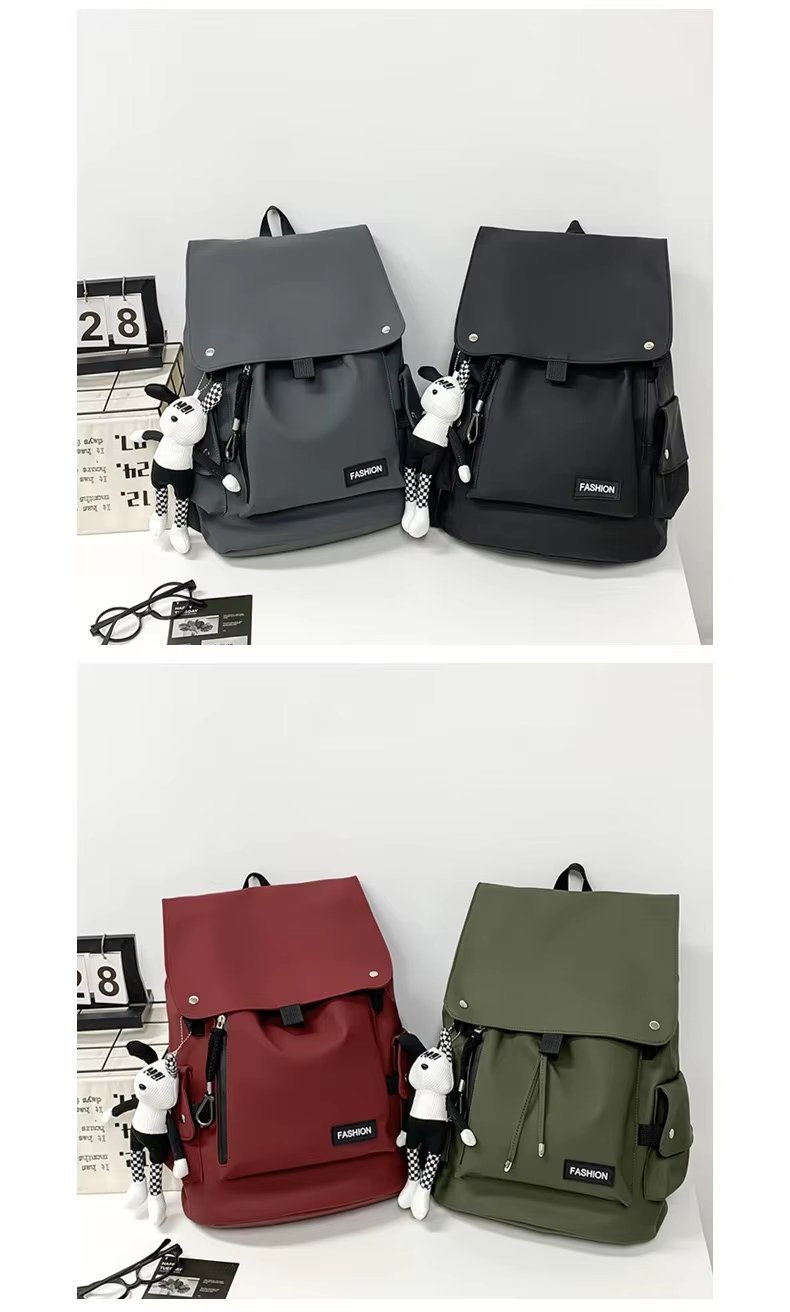 Water-Resistant Large Capacity Lightweight Modern Outdoor Nylon Flap & Roll Top Backpack product detail