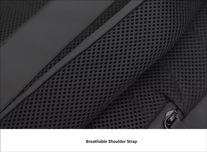 Water-Resistant Large Capacity Outdoor Business Travel PU Leather Roll Top Backpack product detail