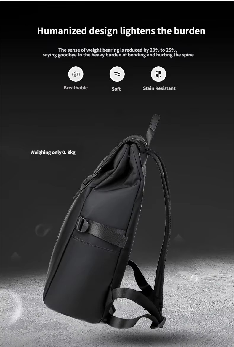 Water-Resistant Large Capacity Lightweight Modern Travel Oxford Laptop Backpack product detail