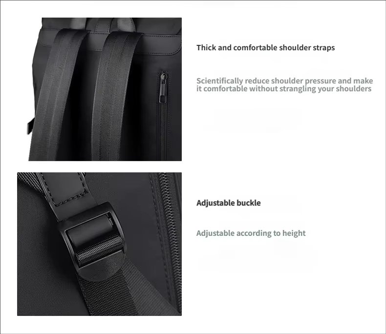 Water-Resistant Large Capacity Lightweight Modern Travel Oxford Laptop Backpack product detail