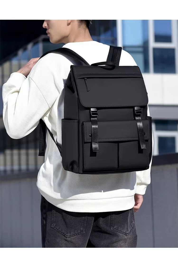 Water-Resistant Large Capacity Modern Multi-Pocket Business Oxford Laptop Backpack product detail