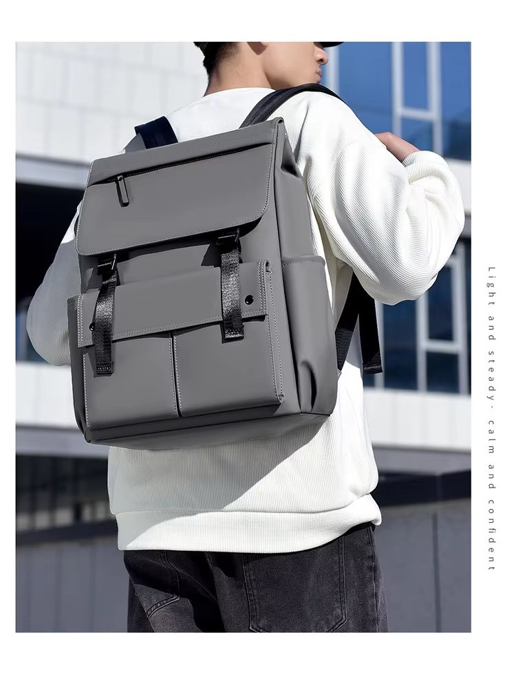Water-Resistant Large Capacity Modern Multi-Pocket Business Oxford Laptop Backpack product detail