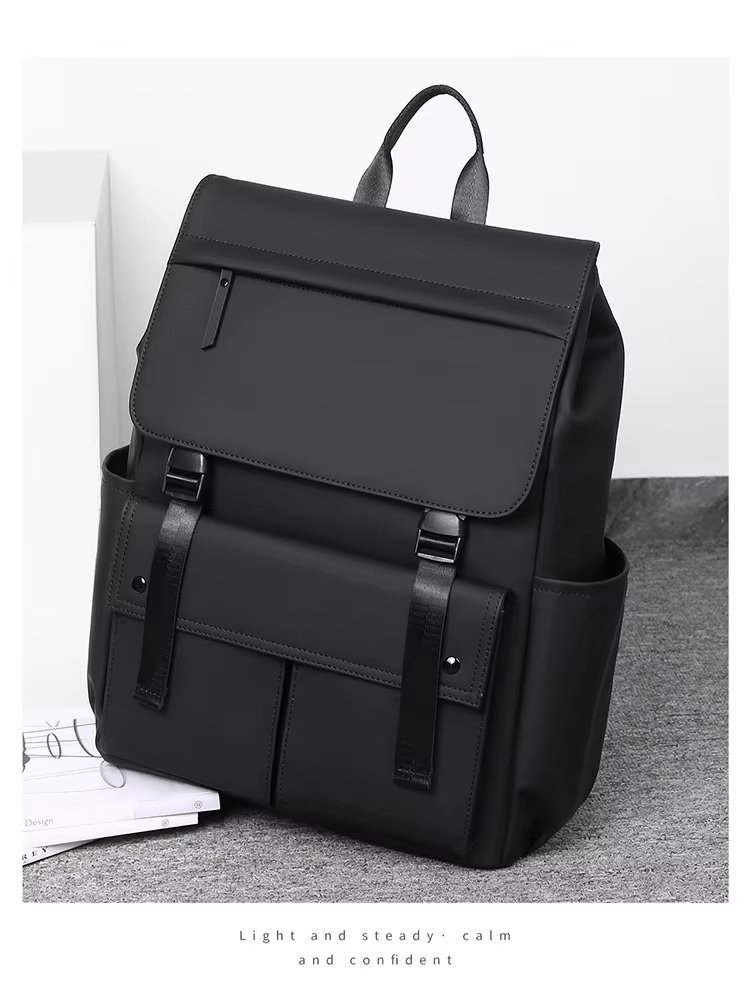 Water-Resistant Large Capacity Modern Multi-Pocket Business Oxford Laptop Backpack product detail