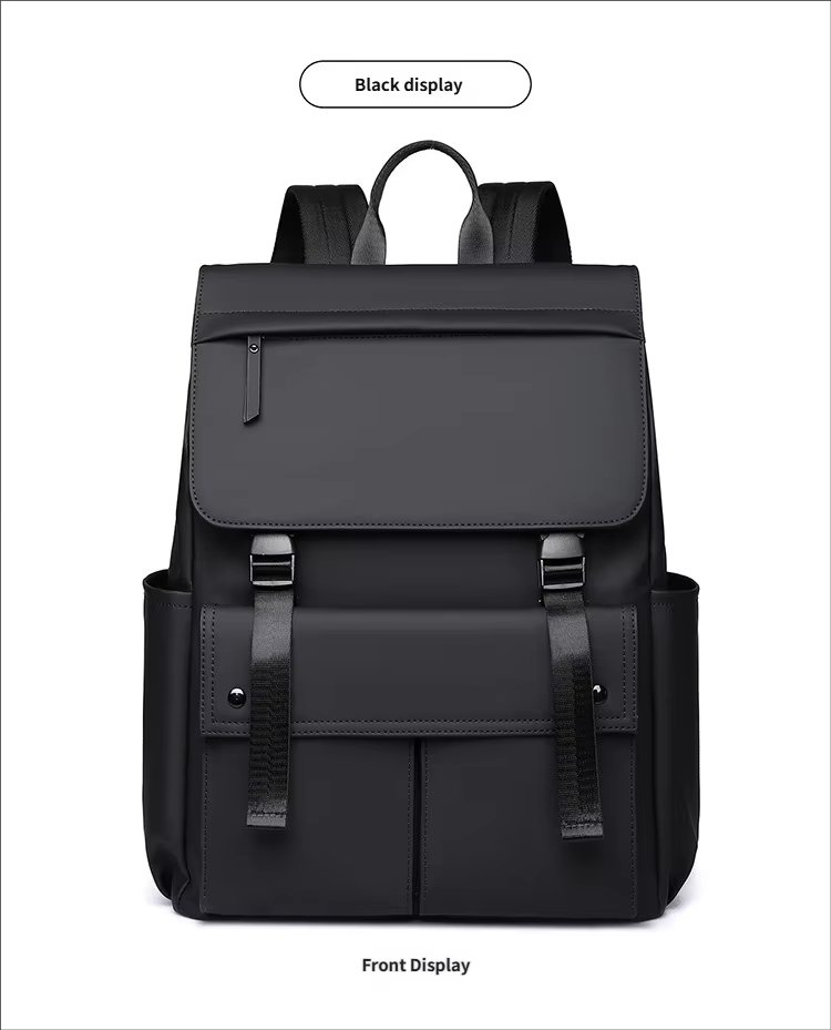 Water-Resistant Large Capacity Modern Multi-Pocket Business Oxford Laptop Backpack product detail
