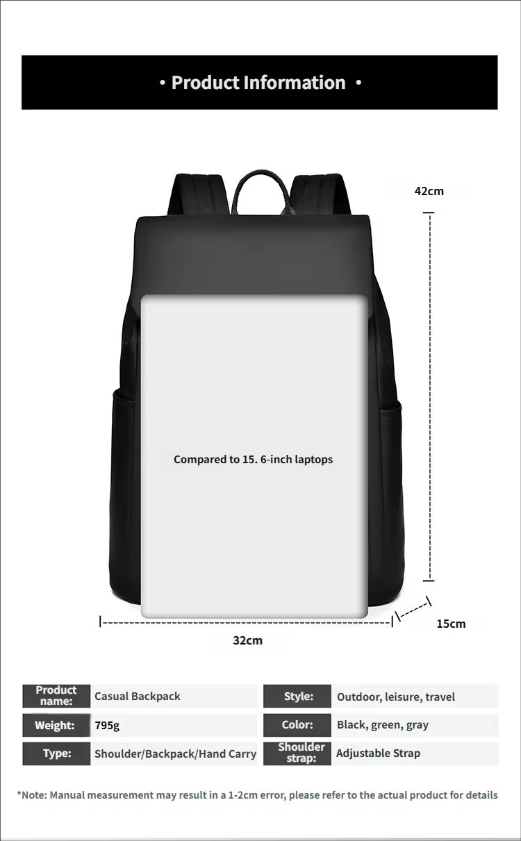 Water-Resistant Large Capacity Business Travel School PU Leather Rolling Backpack product detail