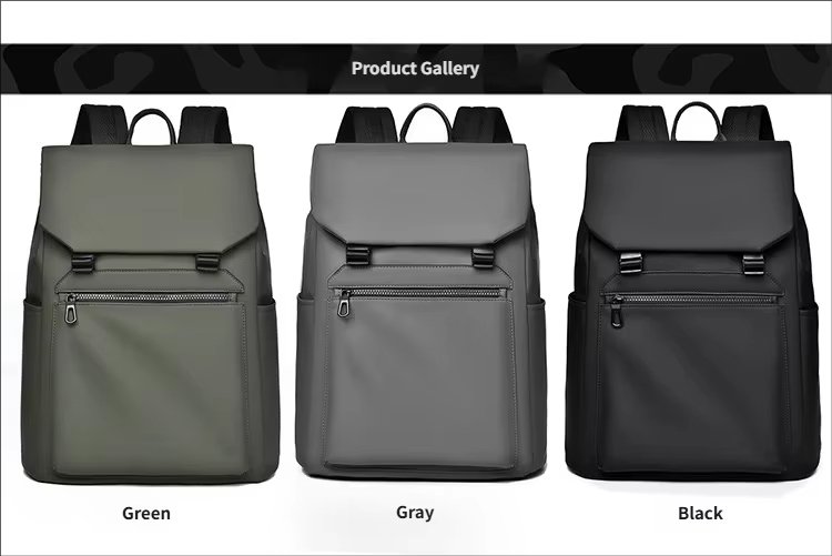 Water-Resistant Large Capacity Business Travel School PU Leather Rolling Backpack product detail