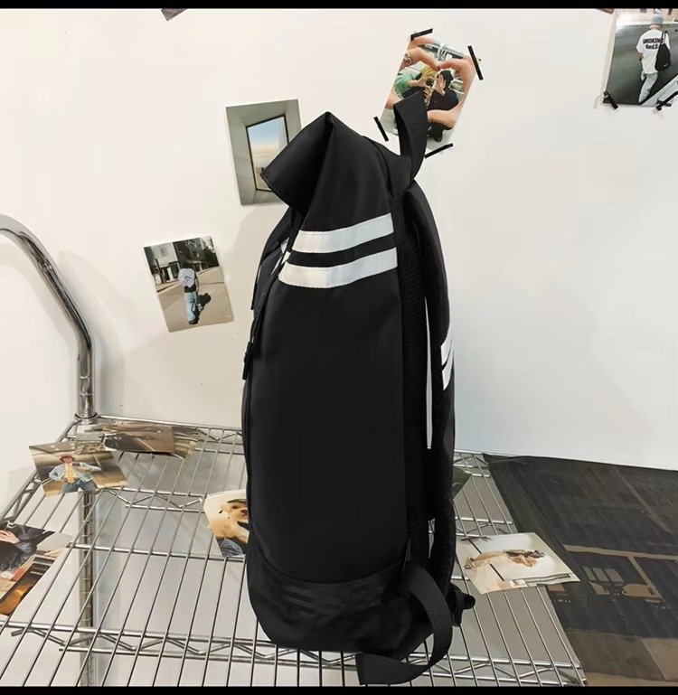 Custom Logo Fashion Roll Top Backpack Unisex College Student Schoolbag Outdoor Travel Basketball Gym Fitness Casual Sports Bags product detail