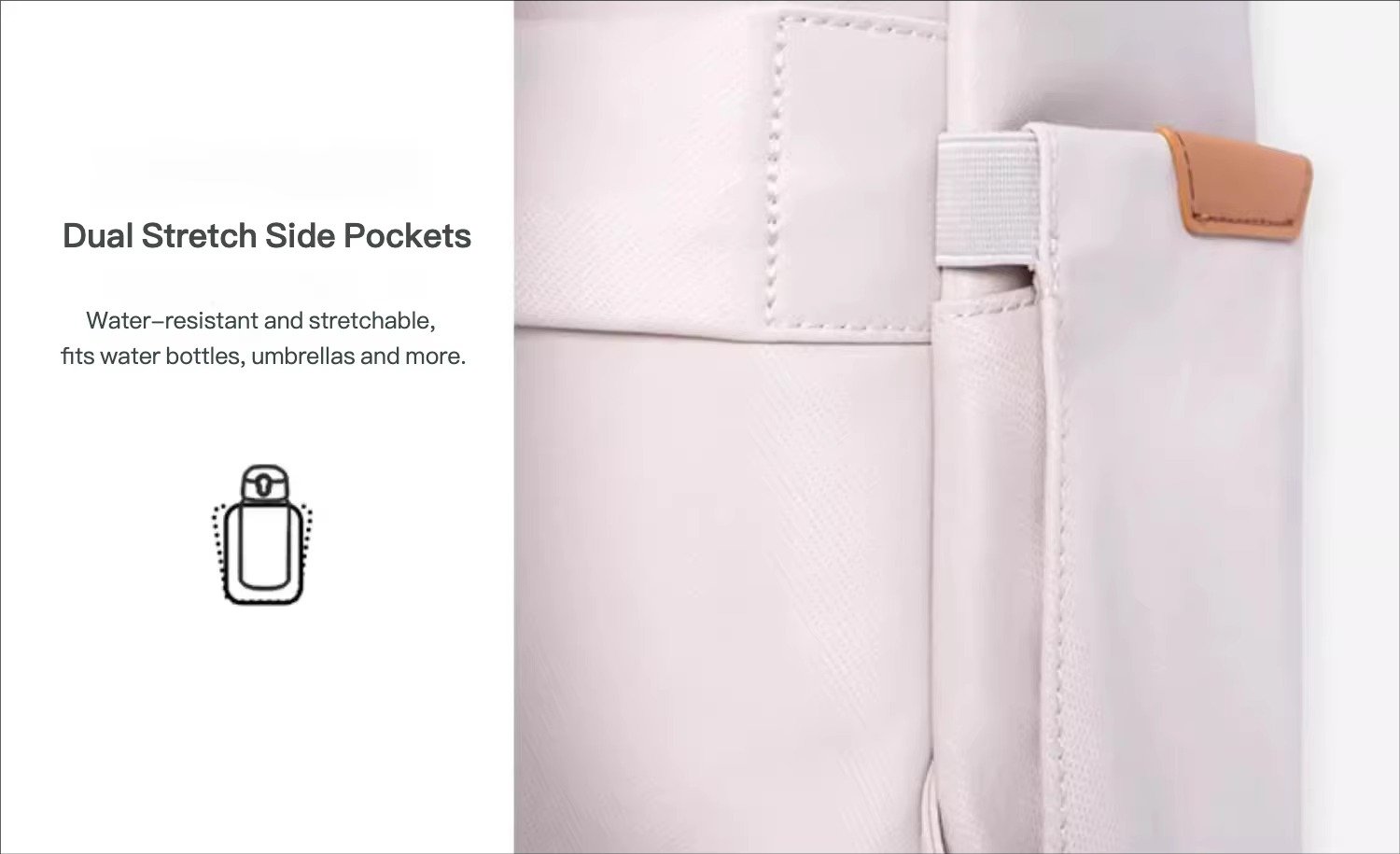 Daily Commute Urban Roll Top Business Laptop Backpack Outdoor Leisure Travel Bags College Student Schoolbag detail image