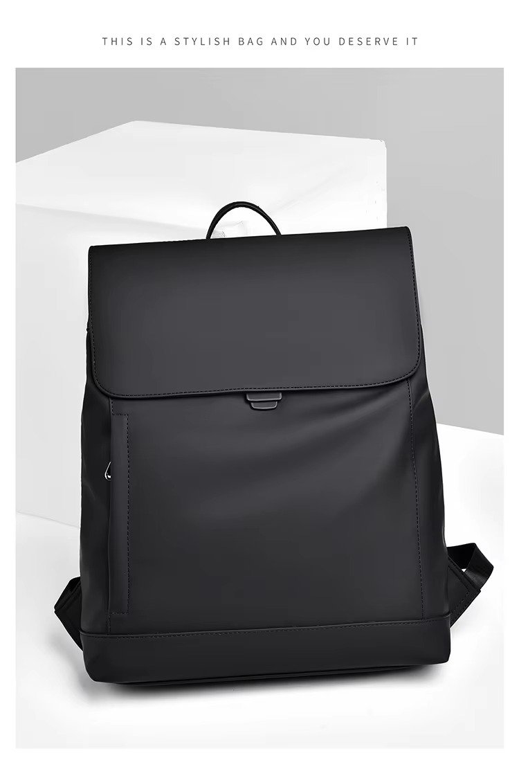 Arrival Slim Lightweight Waterproof Flap Laptop Backpack Large Capacity Anti-Theft Business Travel Bag Casual Sport Backpack detail image