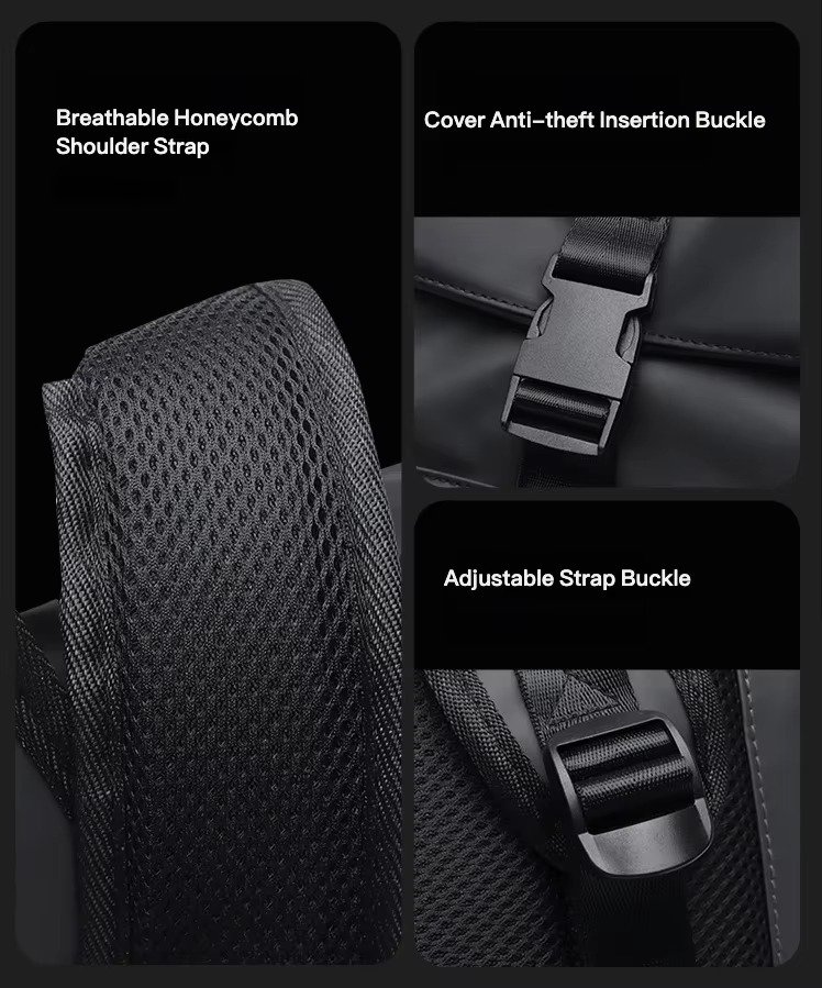 'S Large Capacity Roll Top Backpack Casual College Students Schoolbag Spliced Color Waterproof PU Travel Laptop Backpacks detail image