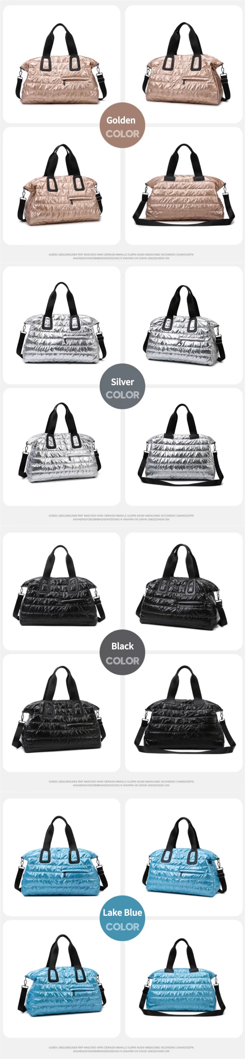 Waterproof Oxford Weekend Travel Lightweight Duffel Bag product detail