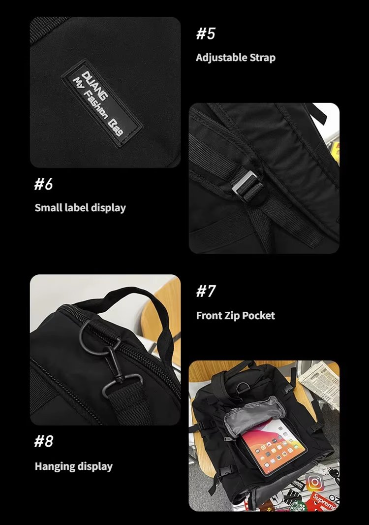Waterproof Large Capacity Lightweight Multi-function Gym Sports Duffel Backpack - product detail