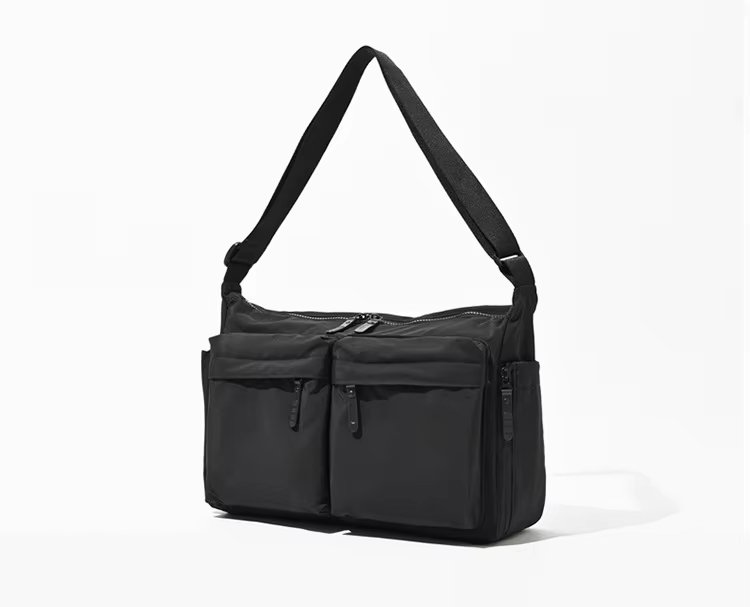 Unisex Fashion Casual Multi-pocket Messenger Bag Large Capacity Waterproof Nylon Crossbody Shoulder Handbags - product detail