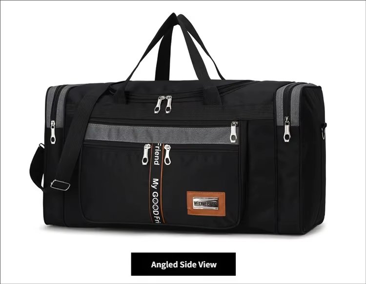 Foldable Oxford Weekend Travel Duffel Bag product detail