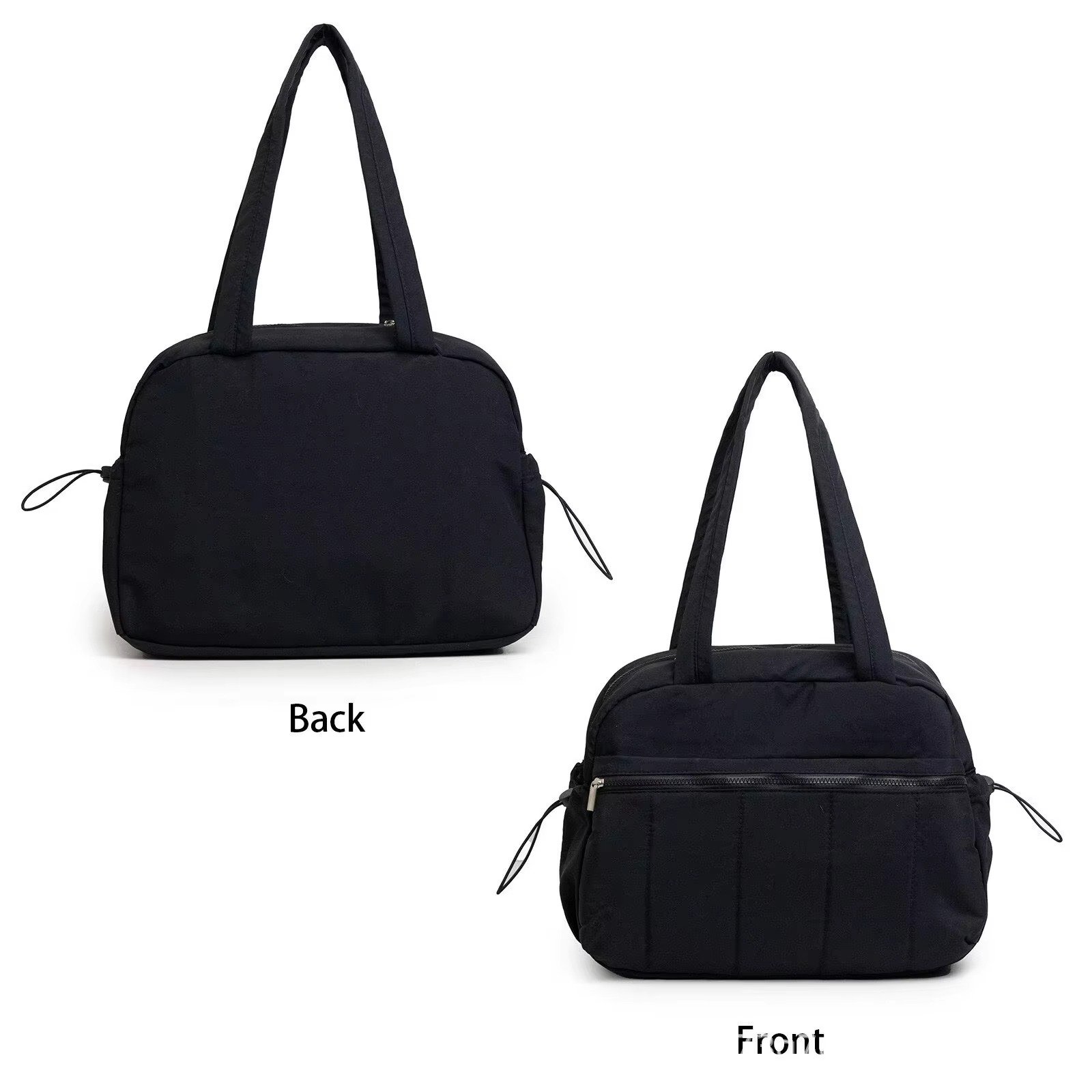 Large Capacity Travel Duffle Bag Waterproof Nylon Yoga Sports Gym Fitness Bag Lightweight PUffer Quilted Tote Bag detail image