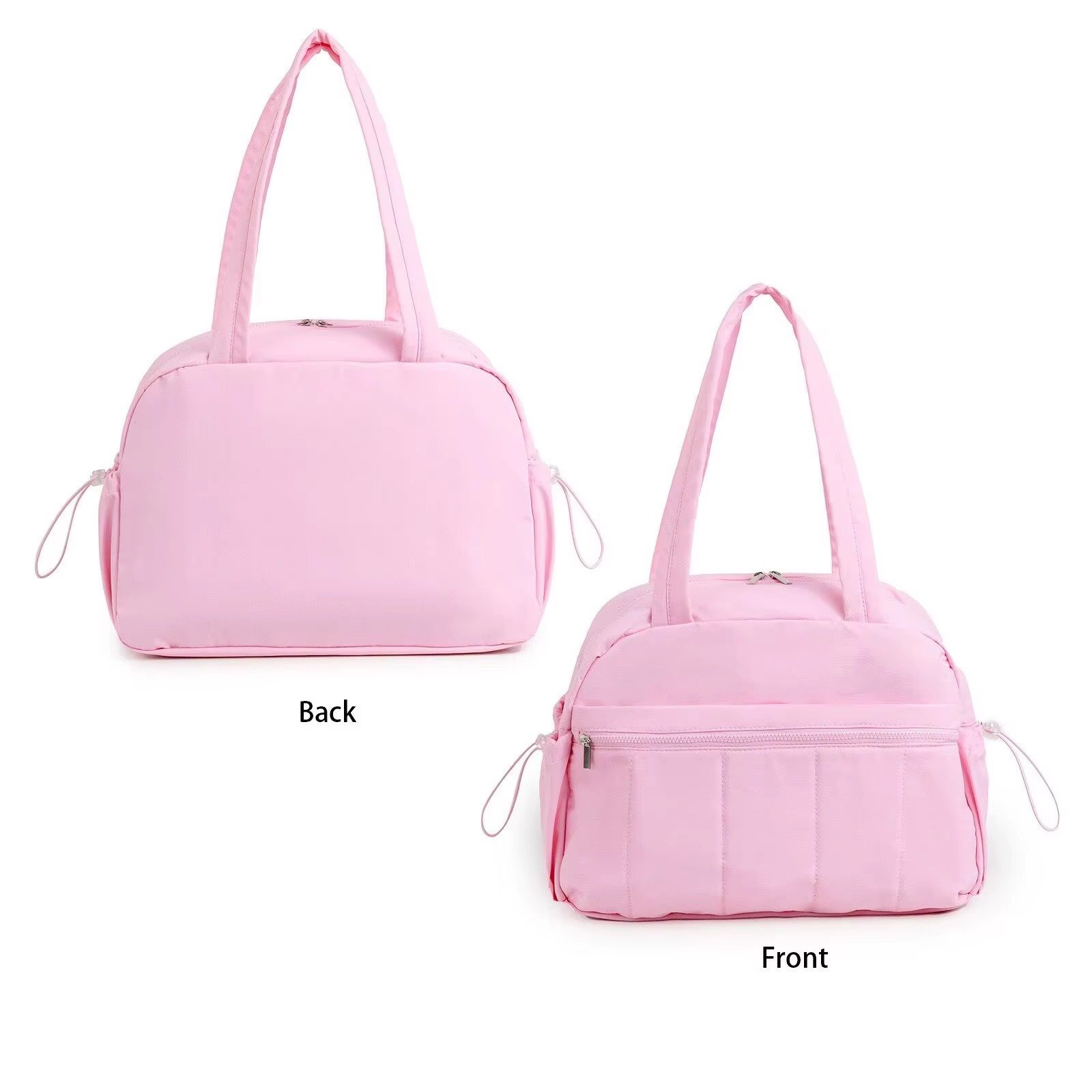 Large Capacity Travel Duffle Bag Waterproof Nylon Yoga Sports Gym Fitness Bag Lightweight PUffer Quilted Tote Bag detail image