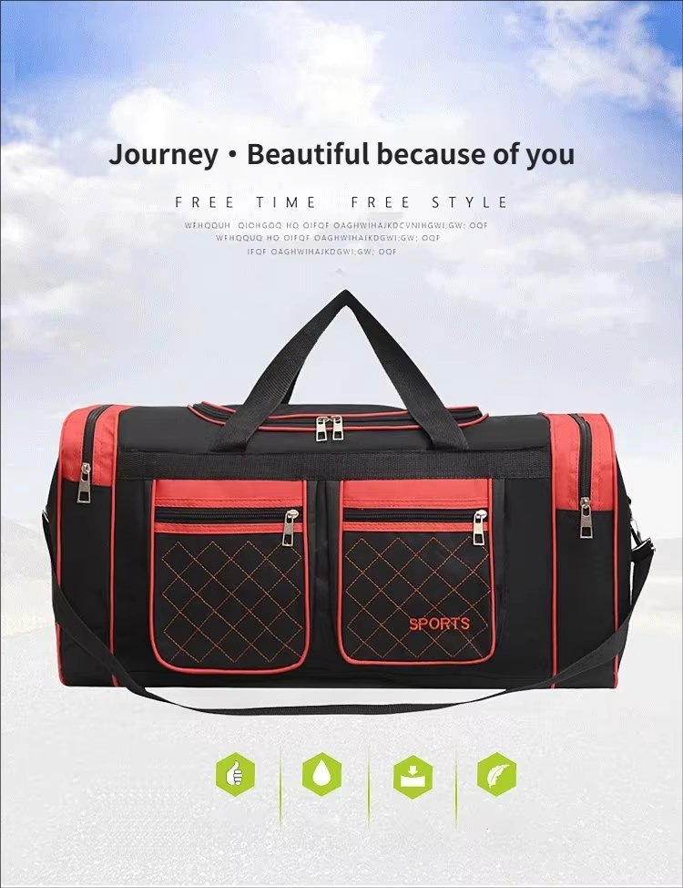 Water-Resistant Oxford Weekend Travel Duffel Bag product detail