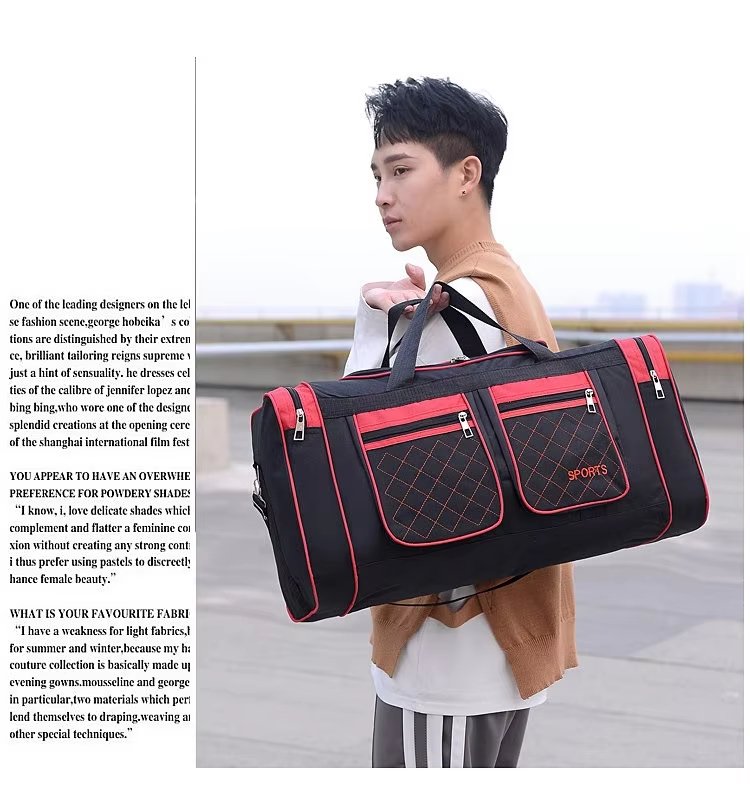 Water-Resistant Oxford Weekend Travel Duffel Bag product detail
