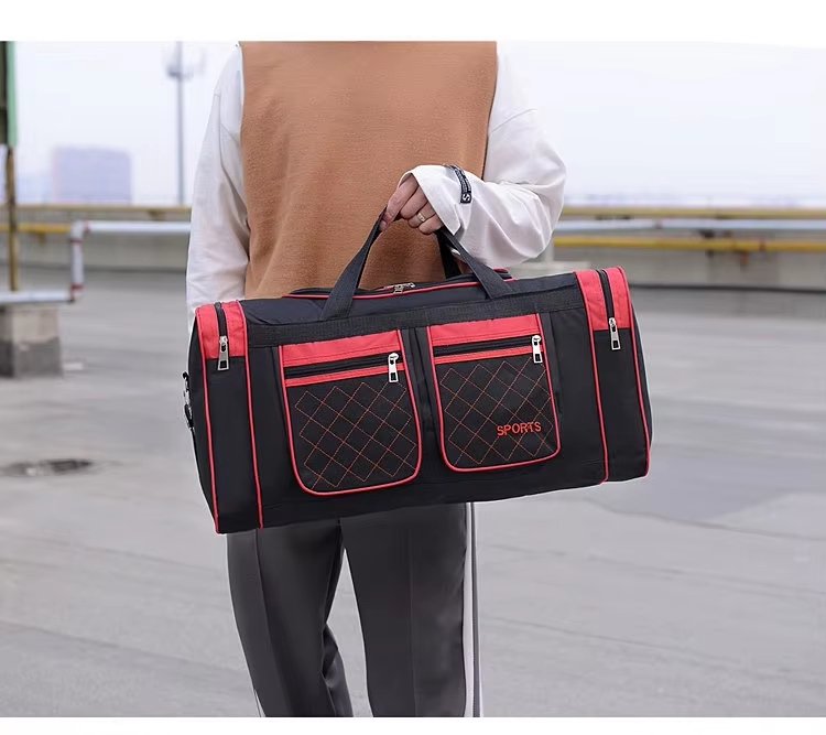 Water-Resistant Oxford Weekend Travel Duffel Bag product detail