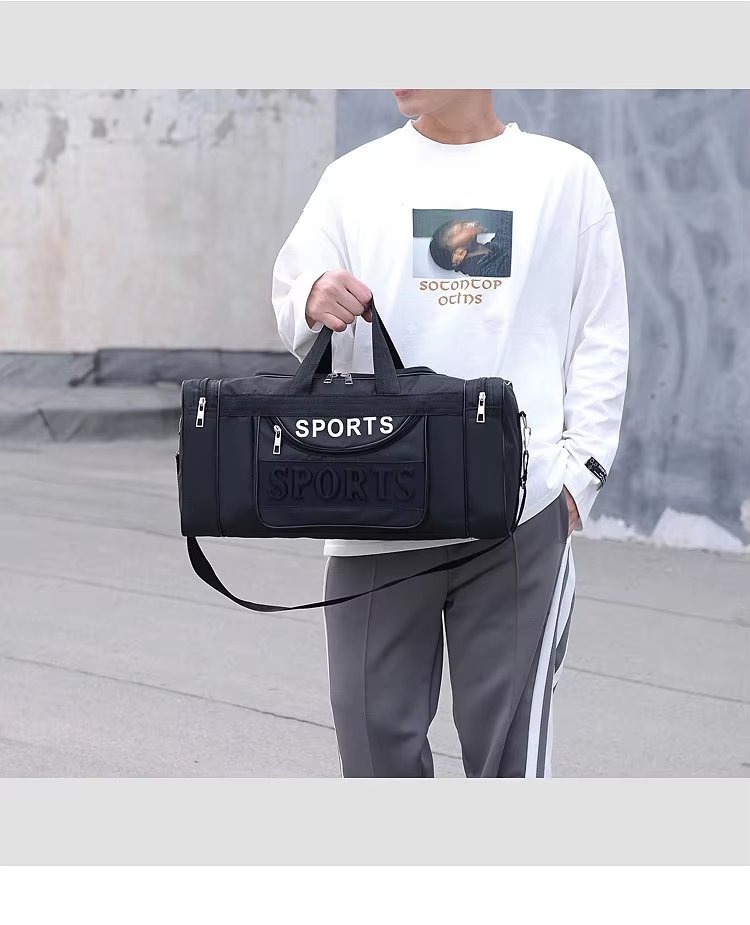 Water-Resistant Oxford Weekend Travel Duffel Bag product detail