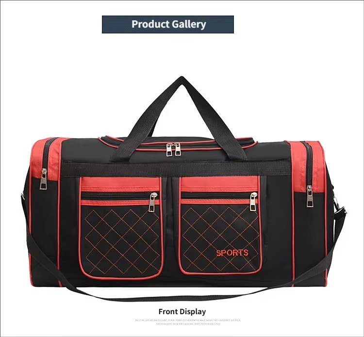 Water-Resistant Oxford Weekend Travel Duffel Bag product detail