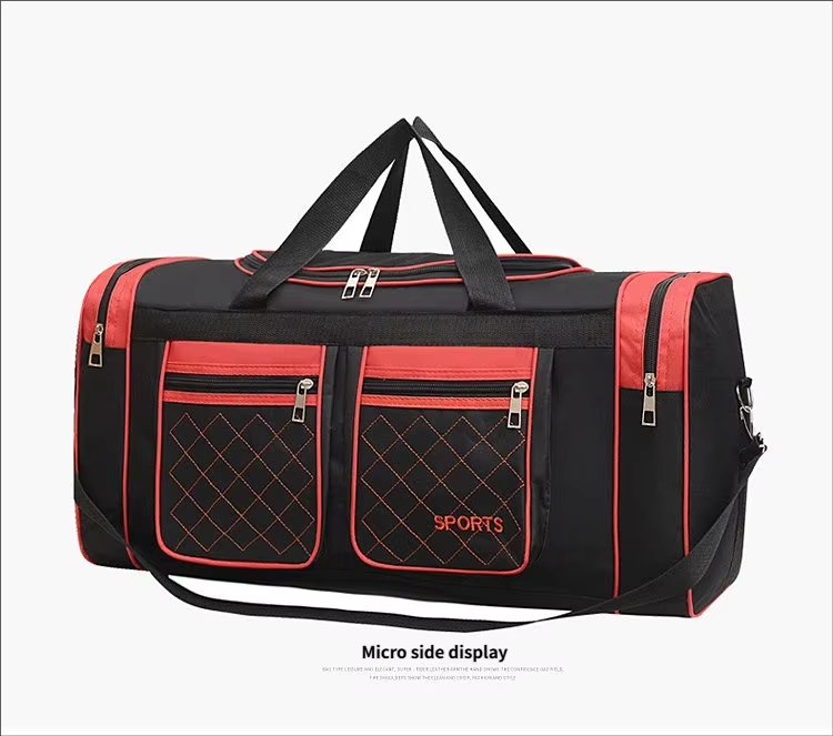 Water-Resistant Oxford Weekend Travel Duffel Bag product detail