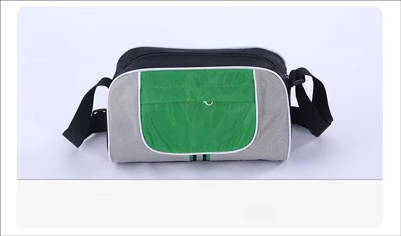 Custom Waterproof Oxford Crossbody Tote Bag – Striped Shoulder Bag for Travel & Shopping product detail