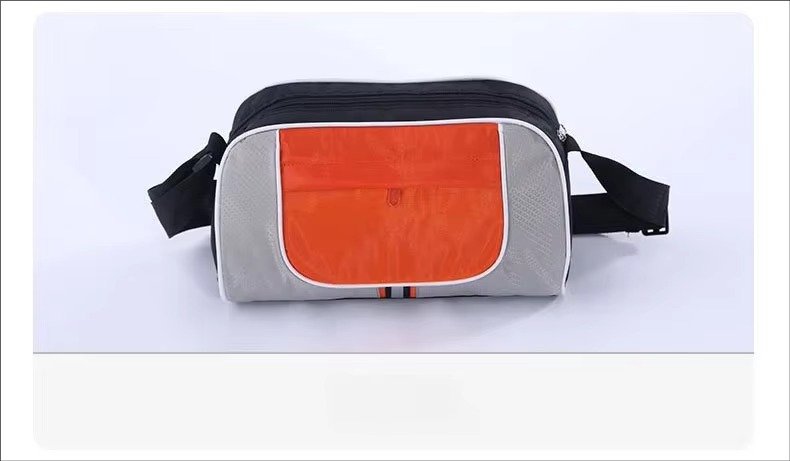 Custom Waterproof Oxford Crossbody Tote Bag – Striped Shoulder Bag for Travel & Shopping product detail