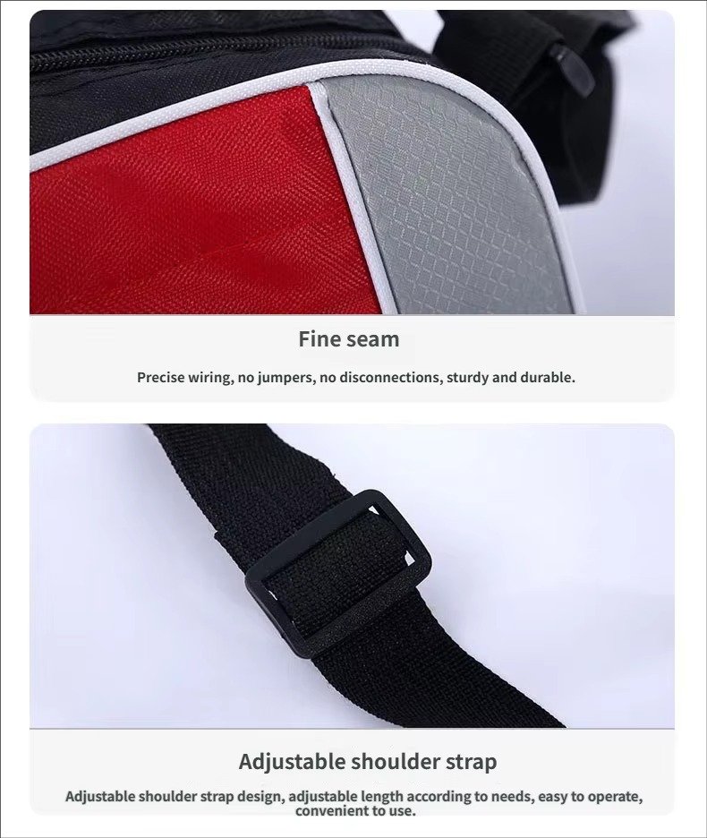 Custom Waterproof Oxford Crossbody Tote Bag – Striped Shoulder Bag for Travel & Shopping product detail