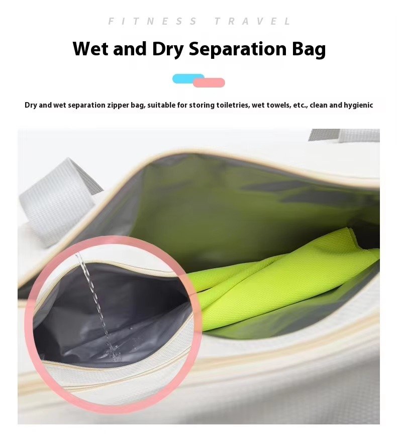 Wholesale Waterproof Nylon Gym Duffle Bag 20-30L with Shoe Compartment – Yoga & Travel Bag product detail