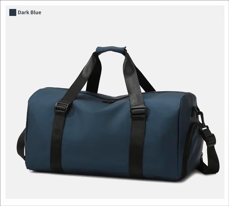 Custom Logo Waterproof Oxford Duffel Bag 30-40L with Shoe Compartment – Gym, Yoga & Swim Bag product detail
