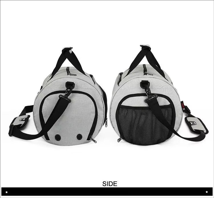 Custom Waterproof Oxford Gym Duffel Bag 20-30L with Dry Wet Separation – Fitness & Travel Bag product detail