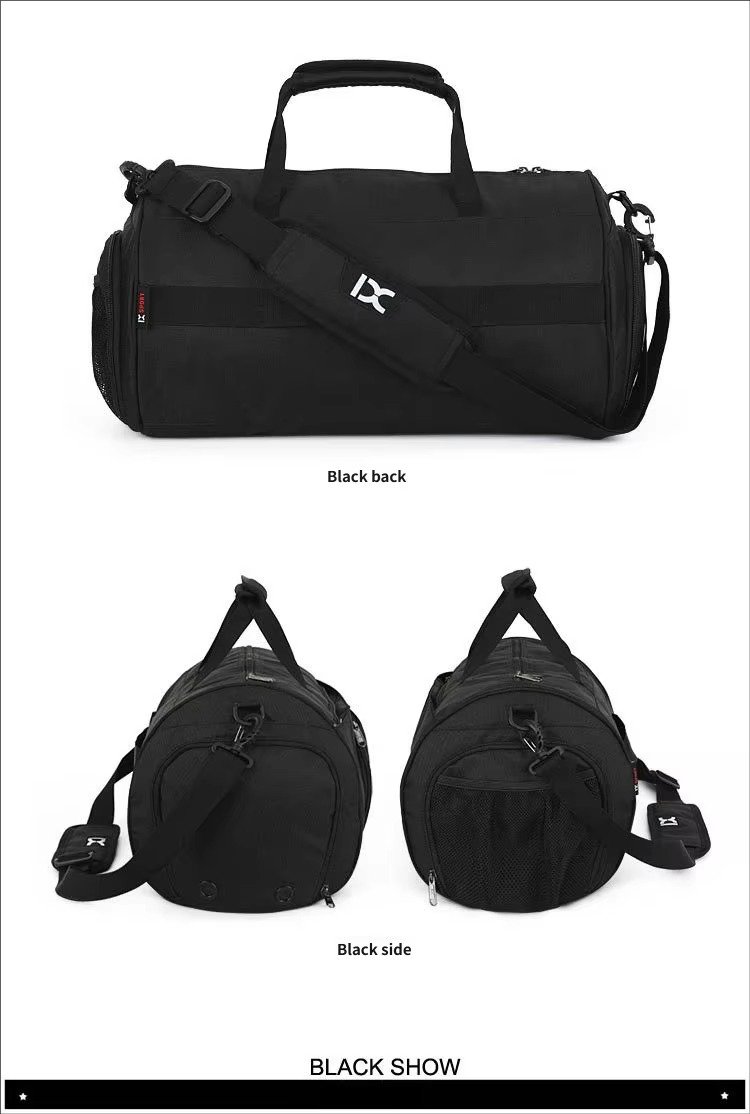 Custom Waterproof Oxford Gym Duffel Bag 20-30L with Dry Wet Separation – Fitness & Travel Bag product detail