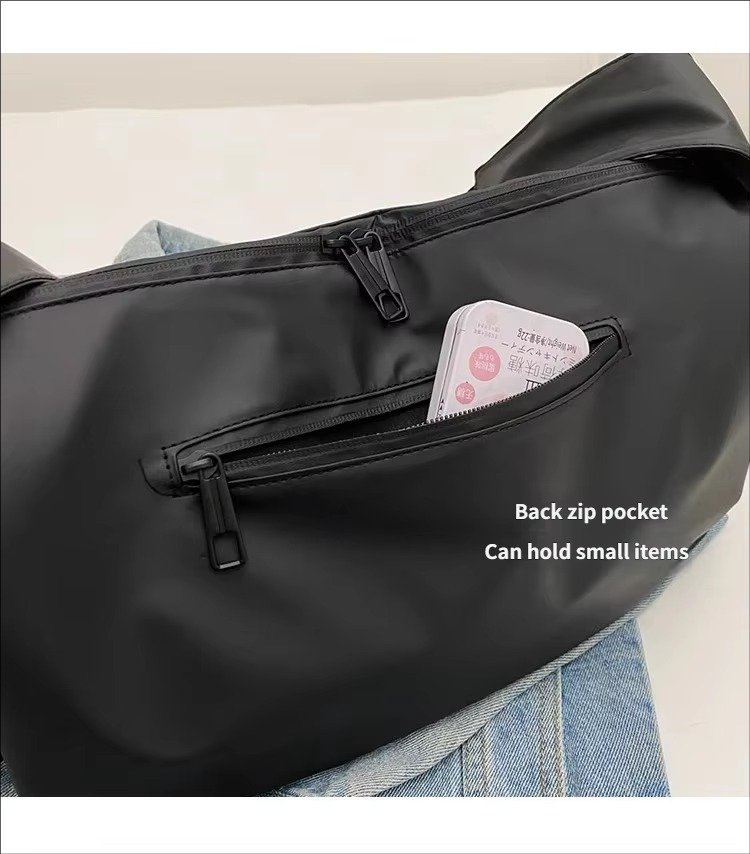 Custom Nylon Crossbody Messenger Bag with Coin Purse – Waterproof Travel & Business Sling Bag product detail