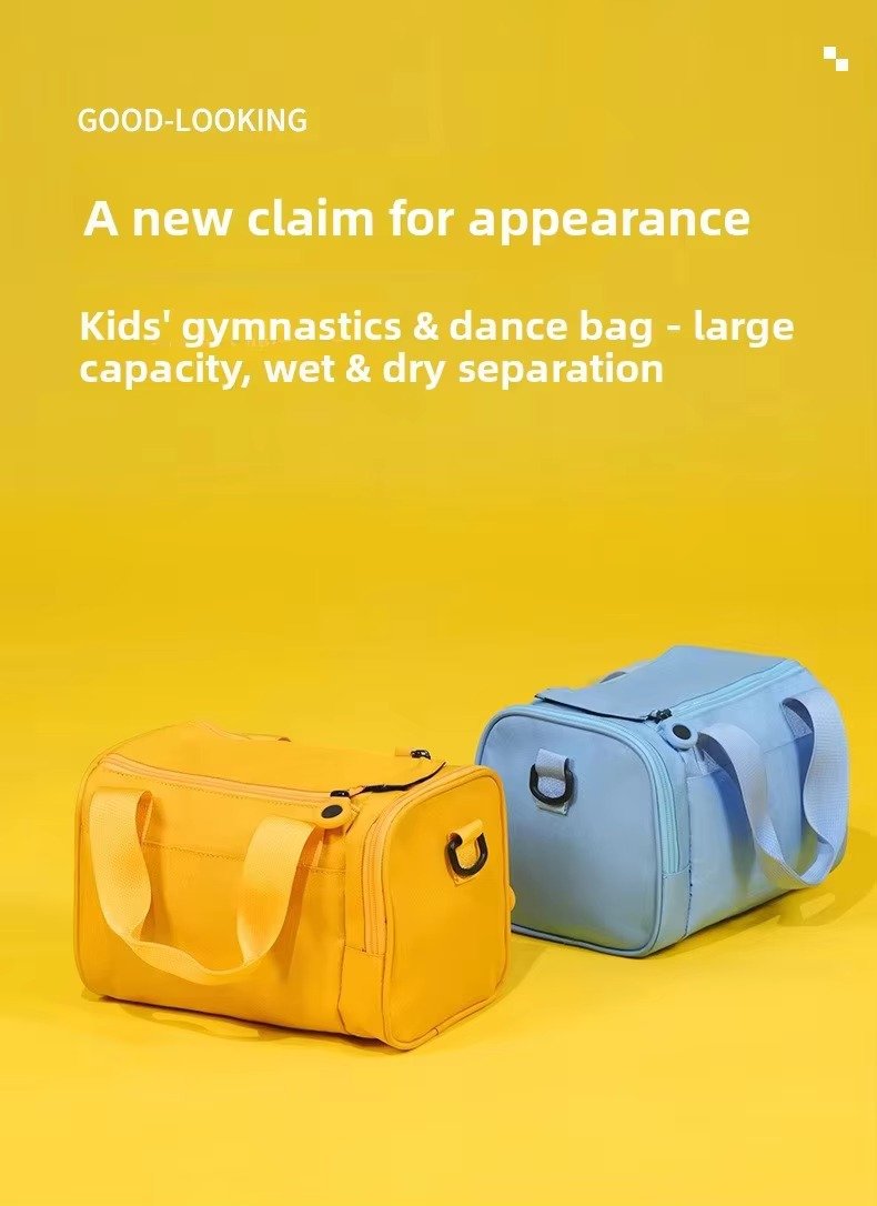 Wholesale Oxford Kids Dance & Fitness Tote Bag – Waterproof Lightweight Duffel Bag product detail