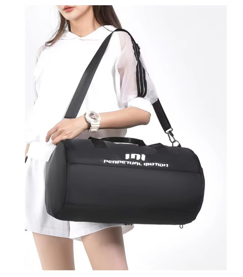 Custom Logo Oxford Yoga Fitness Duffel Bag 20-30L – Waterproof Crossbody Travel Bag with Shoe Pocket product detail